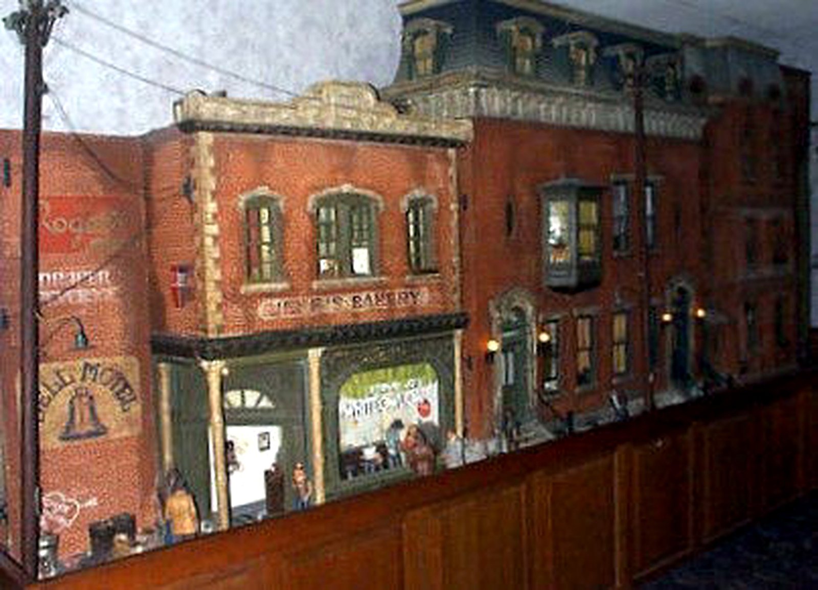Restored view of the Garman Wall cityscape